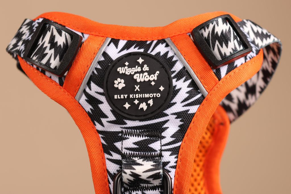 Wiggle & Woof x Eley Kishimoto Flash 3-clip Adjustable Harness