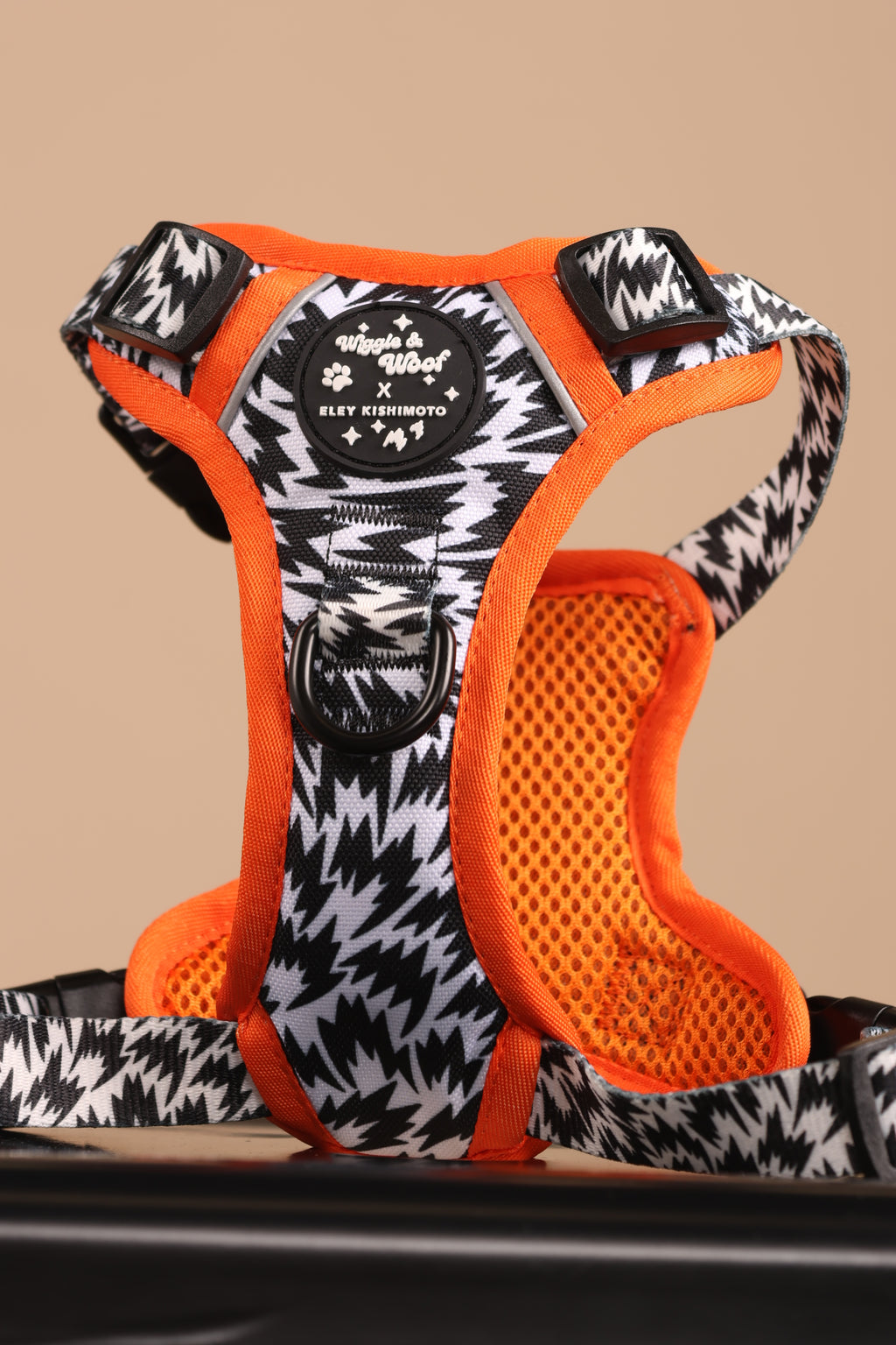 Wiggle & Woof x Eley Kishimoto Flash 3-clip Adjustable Harness