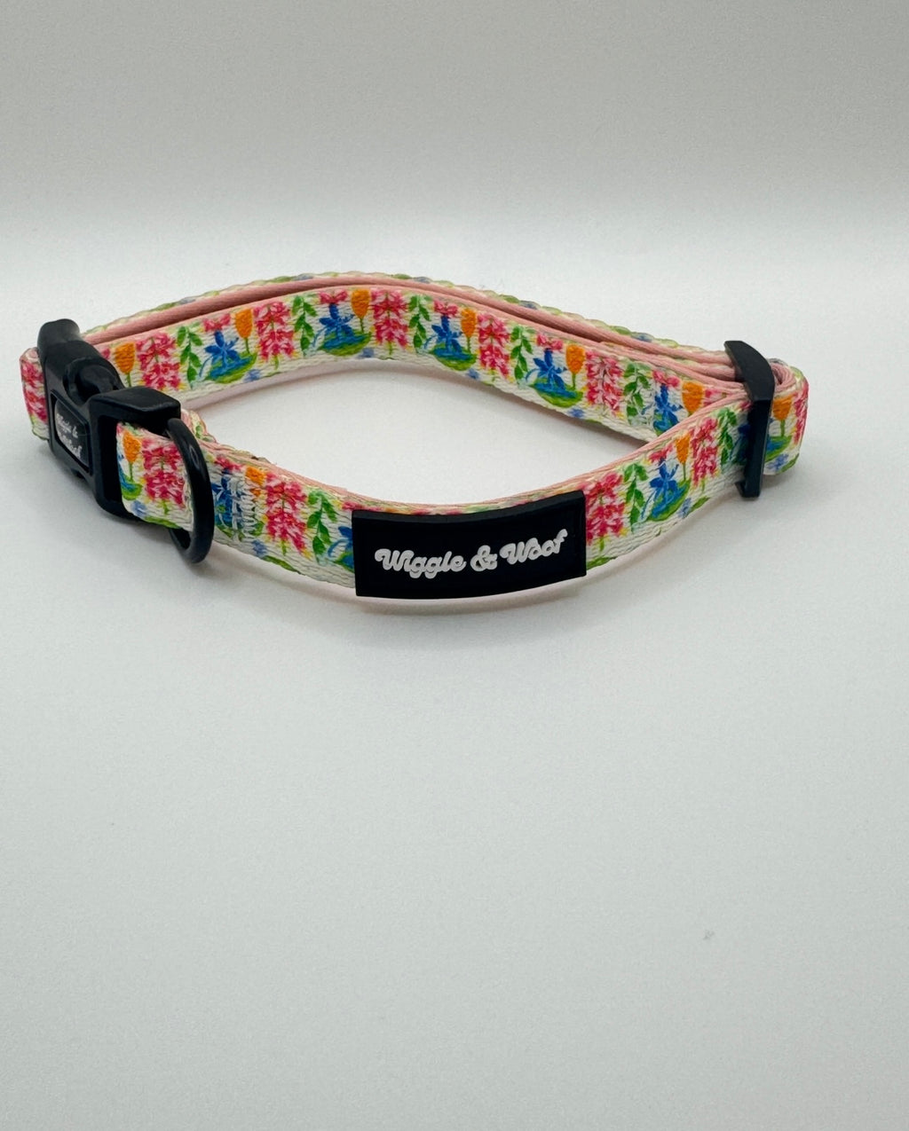 Meadow Muse Adjustable Dog Collar - Wiggle & Woof