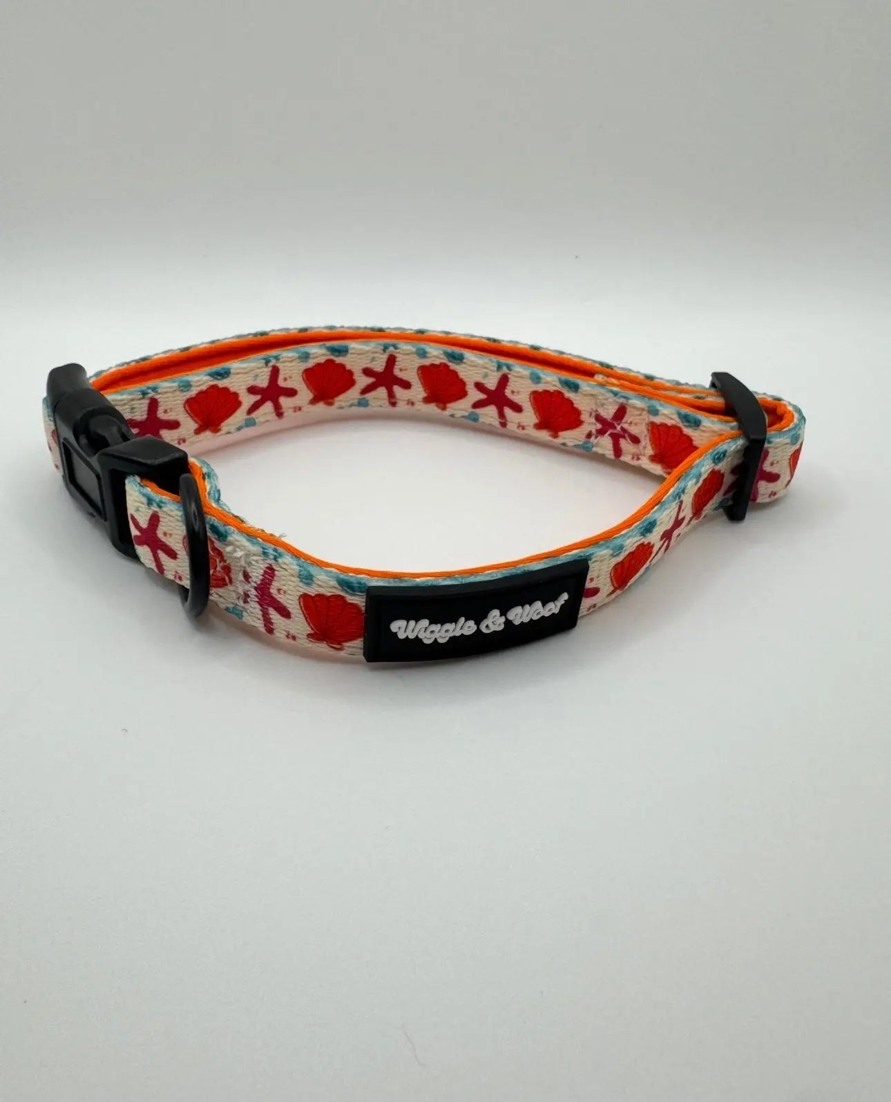 Coral Collection Adjustable Dog Collar - Wiggle & Woof