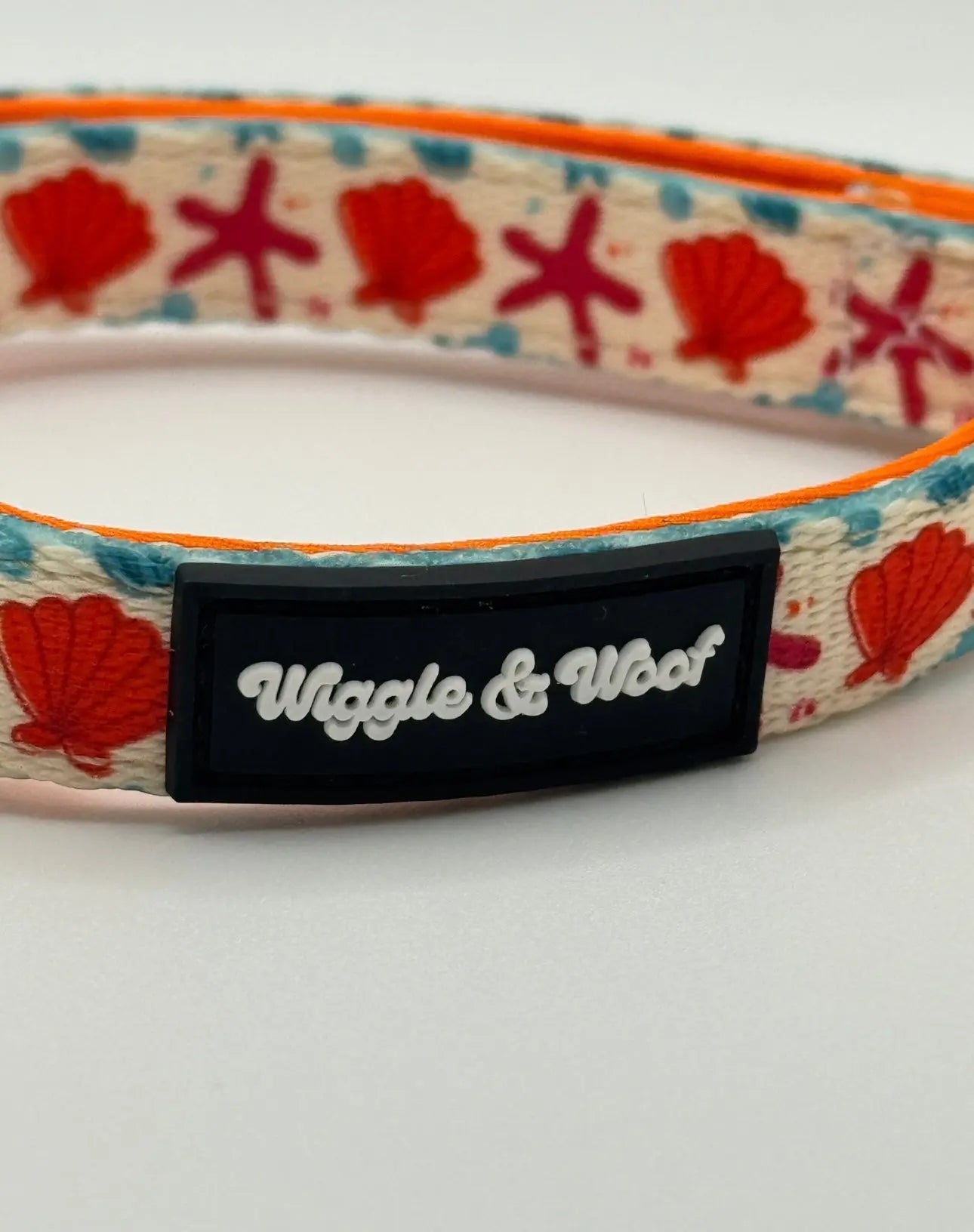 Coral Collection Adjustable Dog Collar - Wiggle & Woof