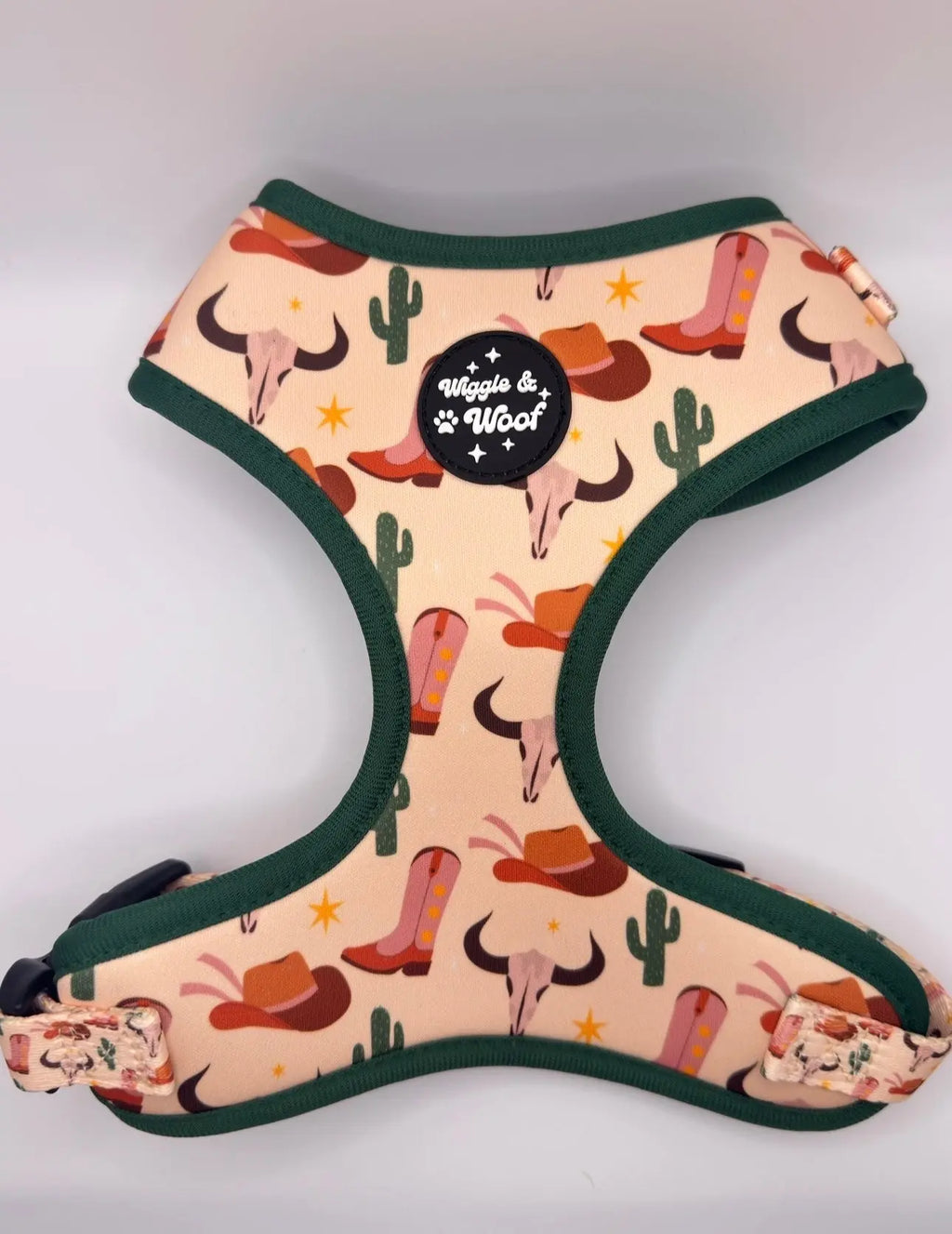 First Rodeo Adjustable Neck Dog Harness - Wiggle & Woof