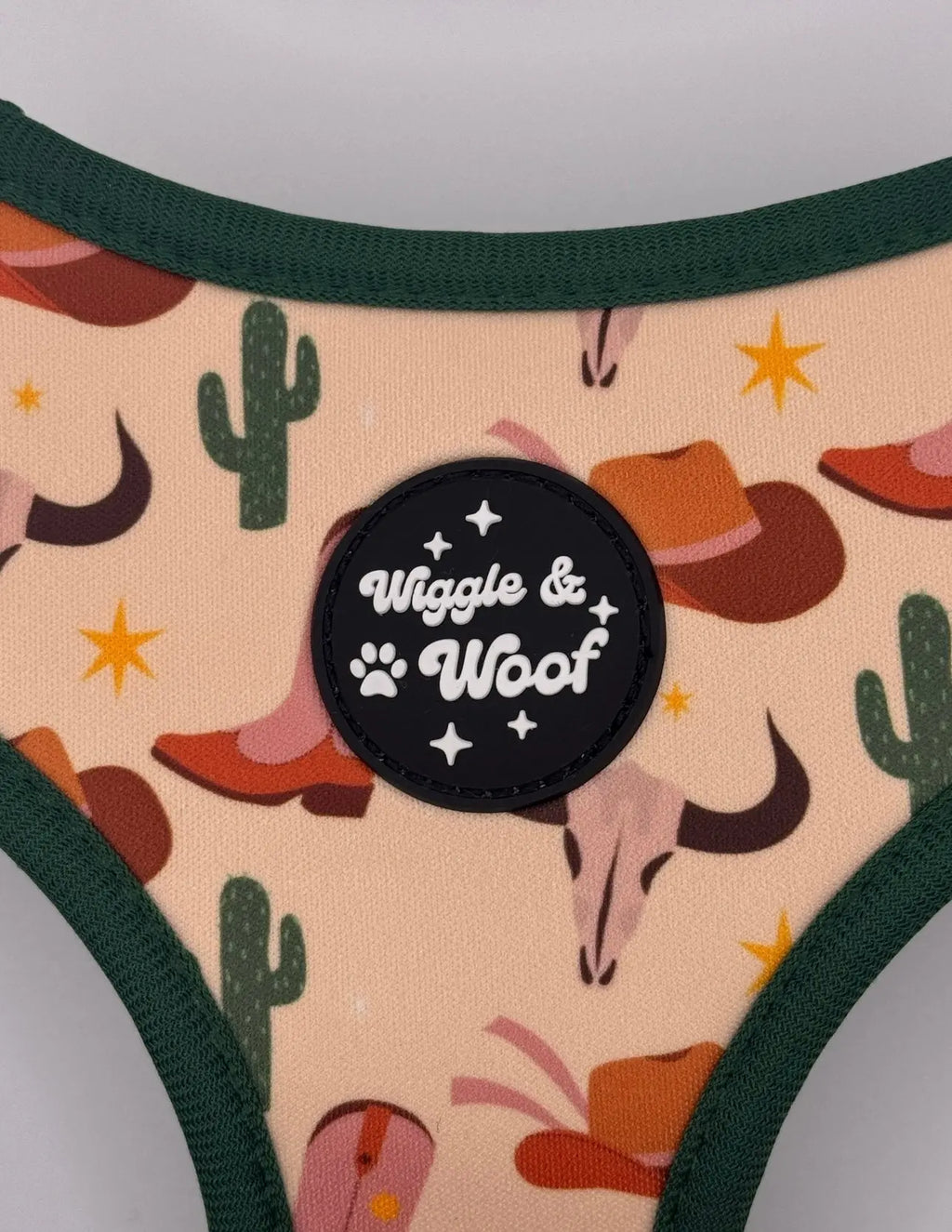 First Rodeo Adjustable Neck Dog Harness - Wiggle & Woof