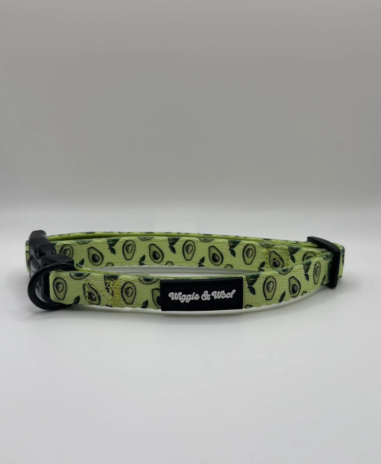Avocado Crush Adjustable Dog Collar - Wiggle & Woof
