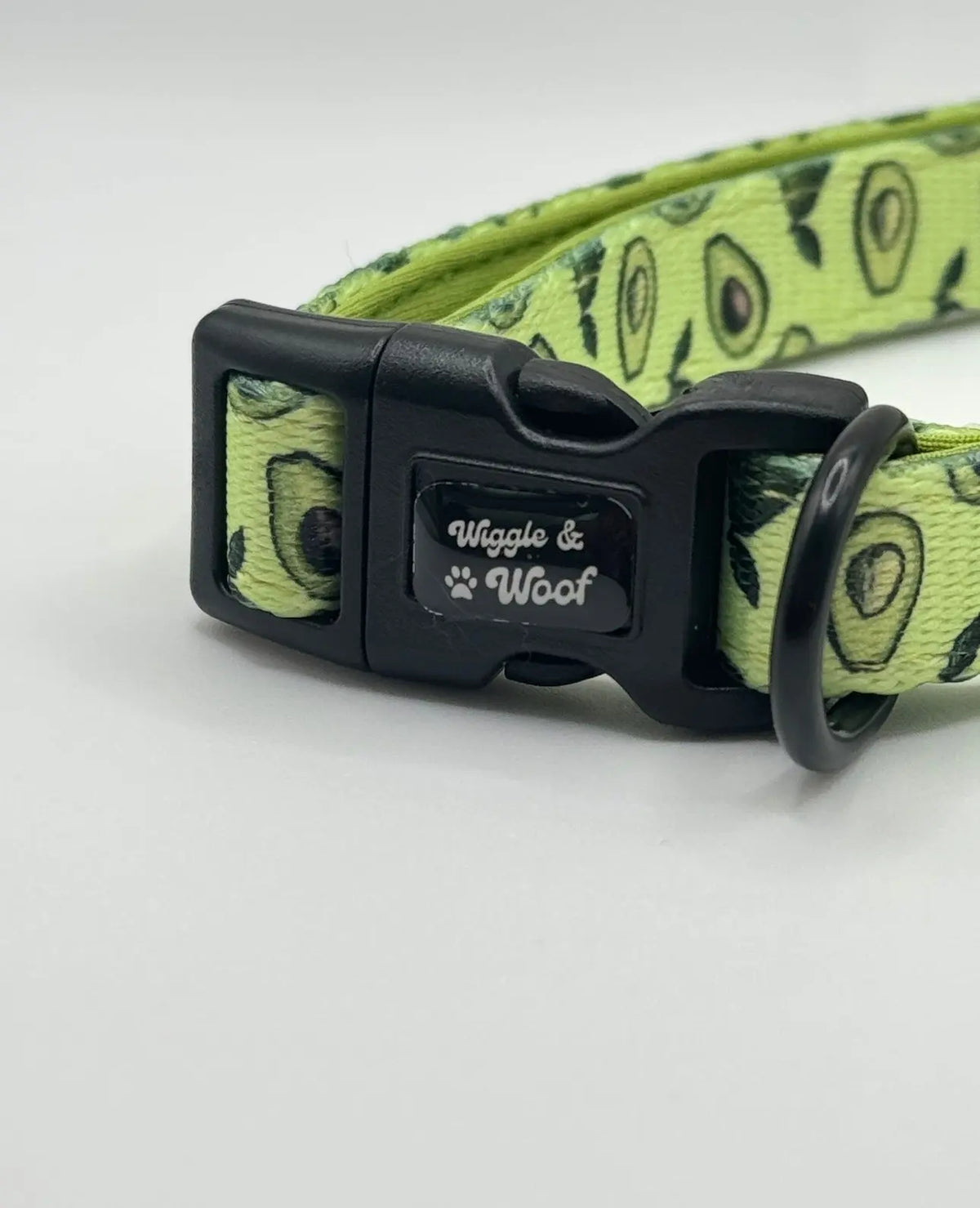 Avocado Crush Adjustable Dog Collar - Wiggle & Woof