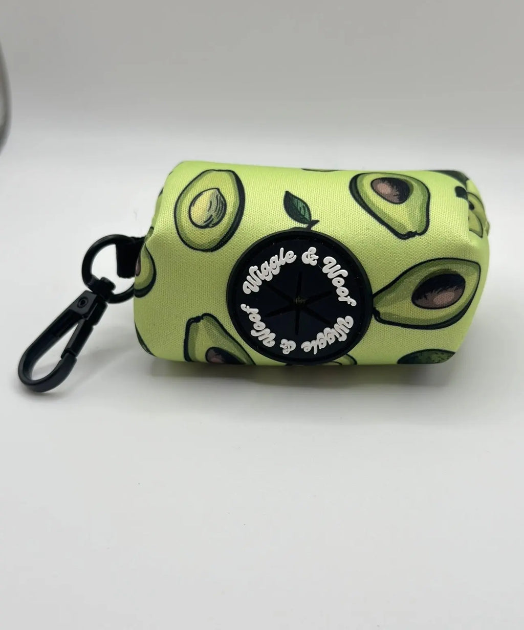 Avocado Crush Poop Bag Holder - Wiggle & Woof