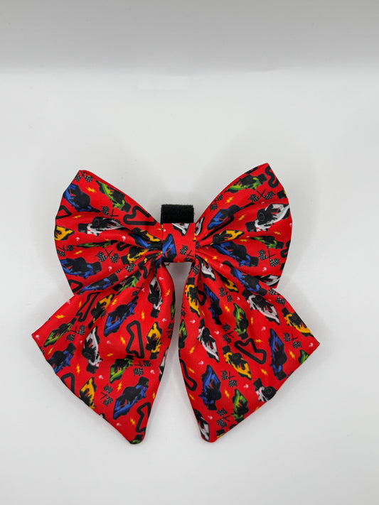 Pole Pawsition Dog Sailor Bow Tie