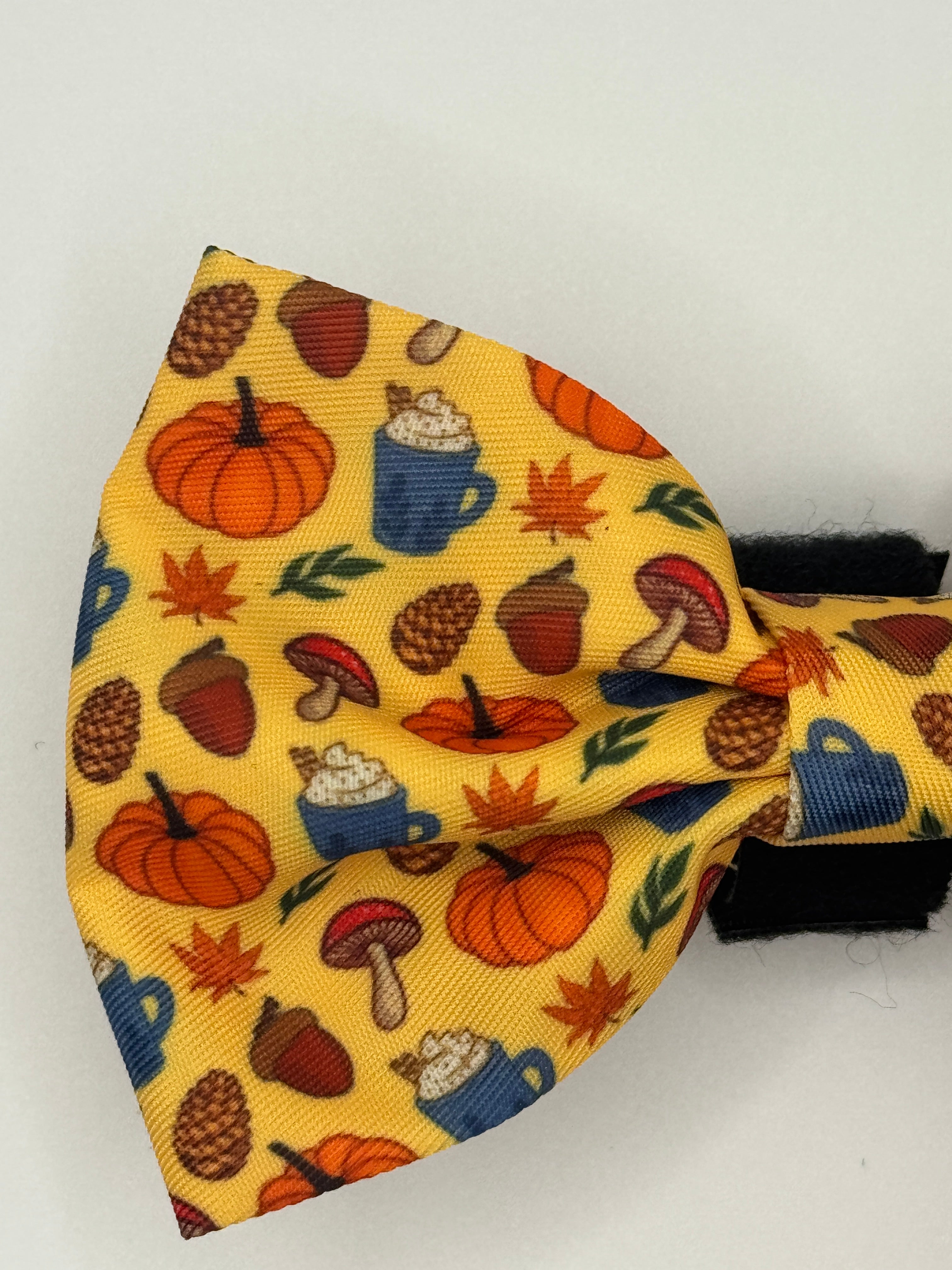 Autumn Orchard Dog Bow Tie
